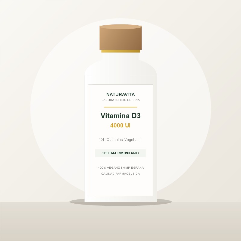 Vitamina D3 4000 UI NaturaVita España